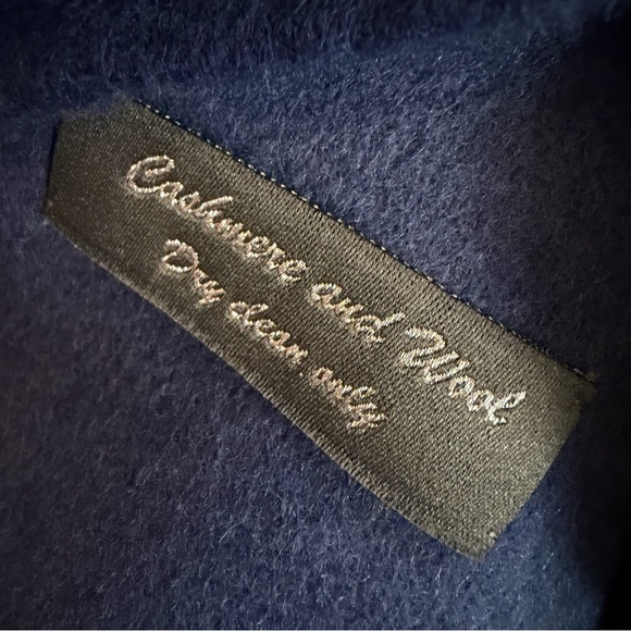 Diomi Blue Double-Breasted Vest Dress w/ Detachable Fur & Cape - Picture 13 of 14